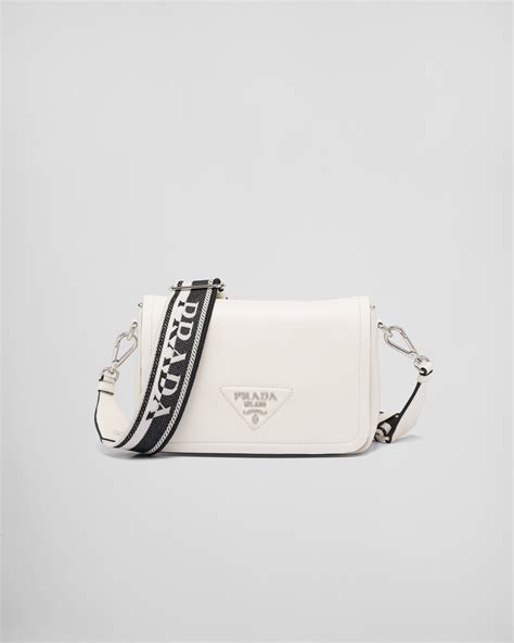 prada purse white|prada white leather purse.